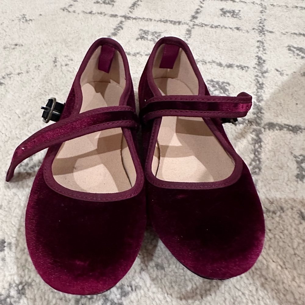 Suede Mary Janes